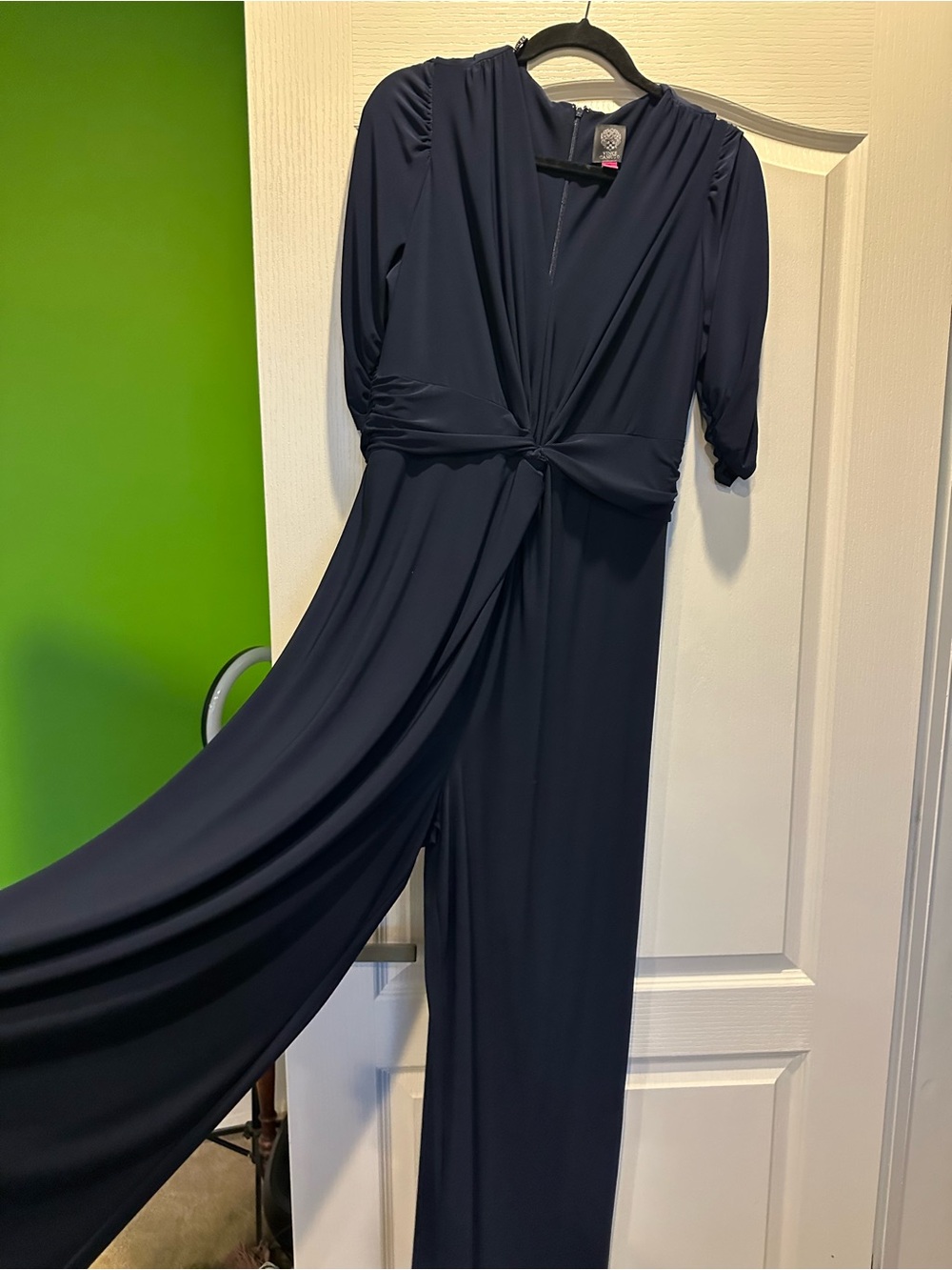 Vince Camuto plus size jumpsuit twist front